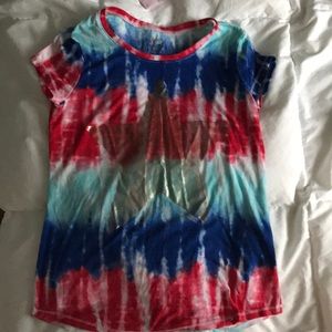 Justice Red White and Blue shirt Kids size 12